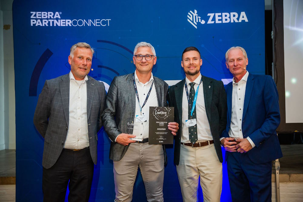Zebra verlengt Gold partner status Actemium